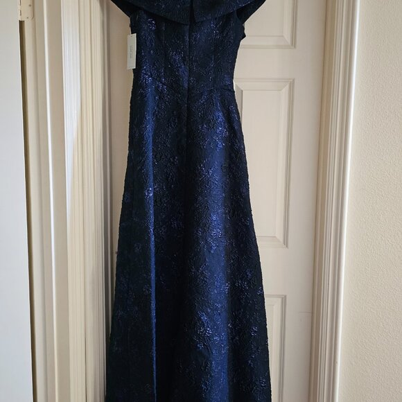 Teri Jon by Rickie Freeman Off-The-Shoulder Gown - Picture 5 of 13